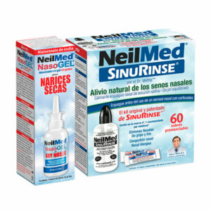 Sinus Rinse Kit C/60 Sobres Premezclados (240mL) & NasoGel Spray 1 fl oz (30mL)