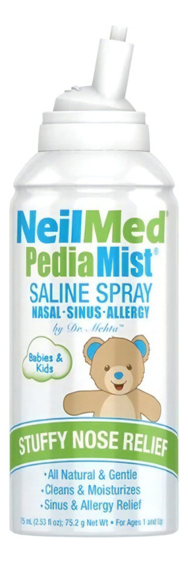 Pediamist solucion salina nasal de uso pediátrico x 75ml Neilmed - Image 2