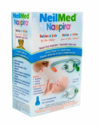 Naspira Aspirador Nasal de Succión para Bebés y Niños