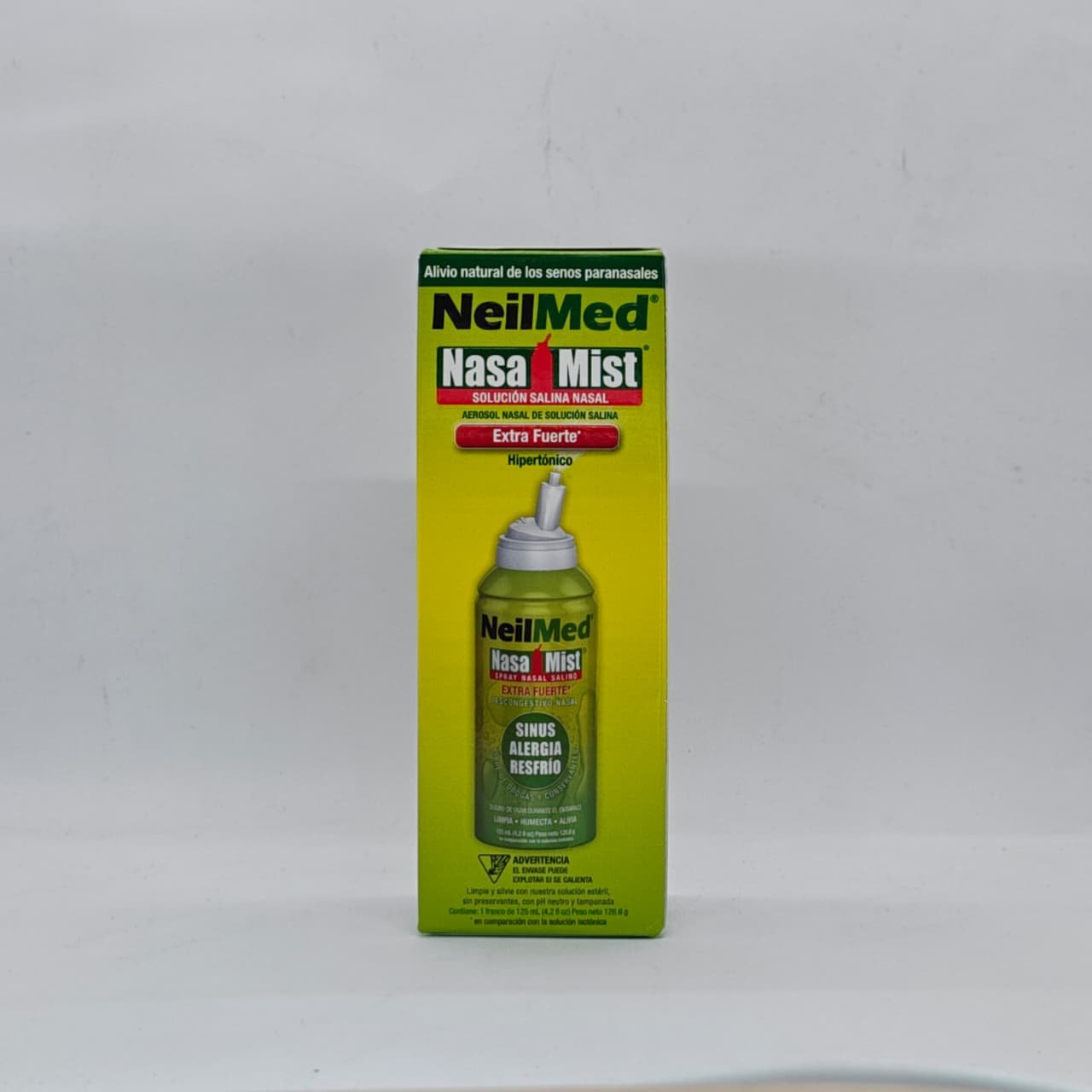 NasaMist Spray Solución Salina Extra Fuerte Hipertónico 125ml