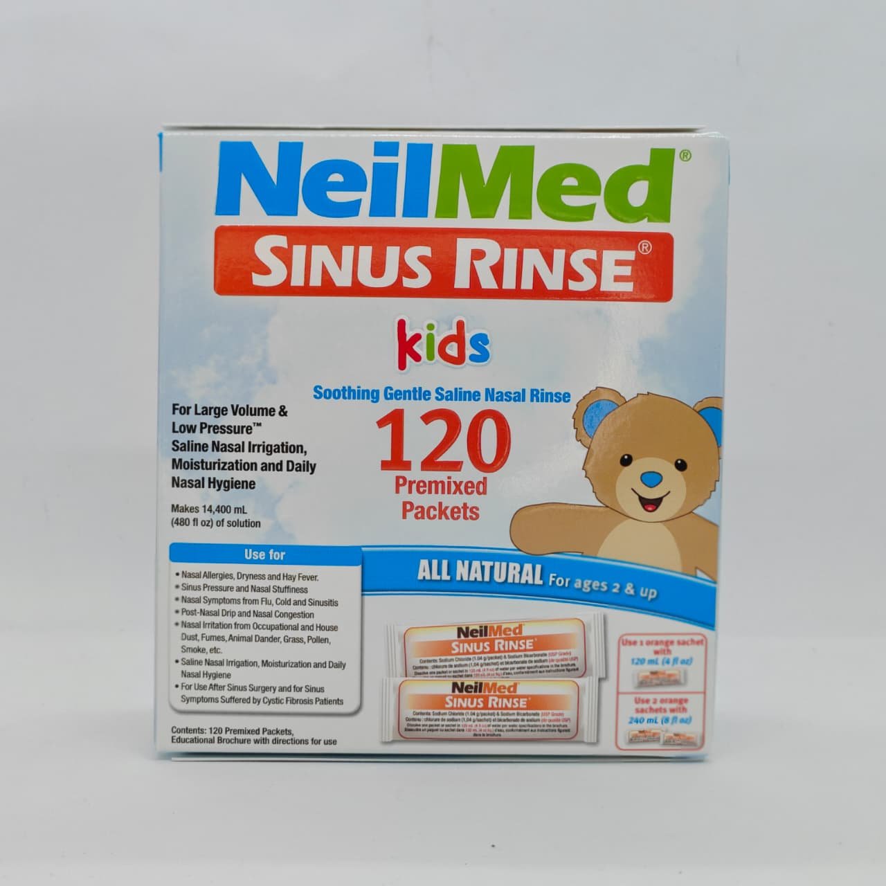 Sinus Rinse Pediátrico Refil 120 Sobres